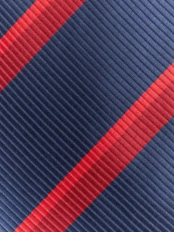 CORBATA JACQUARD MF AZUL MARINO