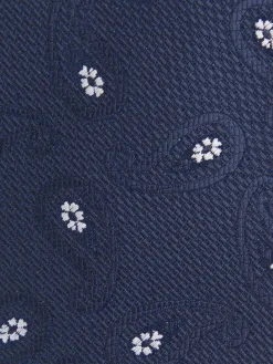 CORBATA JACQUARD MF AZUL MARINO