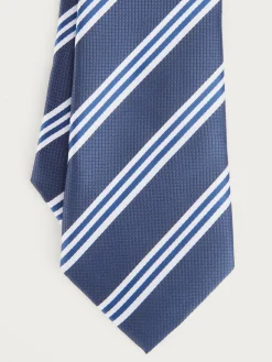 CORBATA JACQUARD MF AZUL MARINO