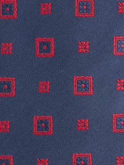 CORBATA JACQUARD MF AZUL MARINO