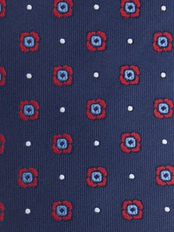 CORBATA JACQUARD MF AZUL MARINO