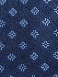 CORBATA JACQUARD MF AZUL MARINO