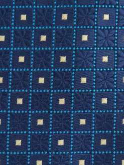 CORBATA JACQUARD MF AZUL MARINO