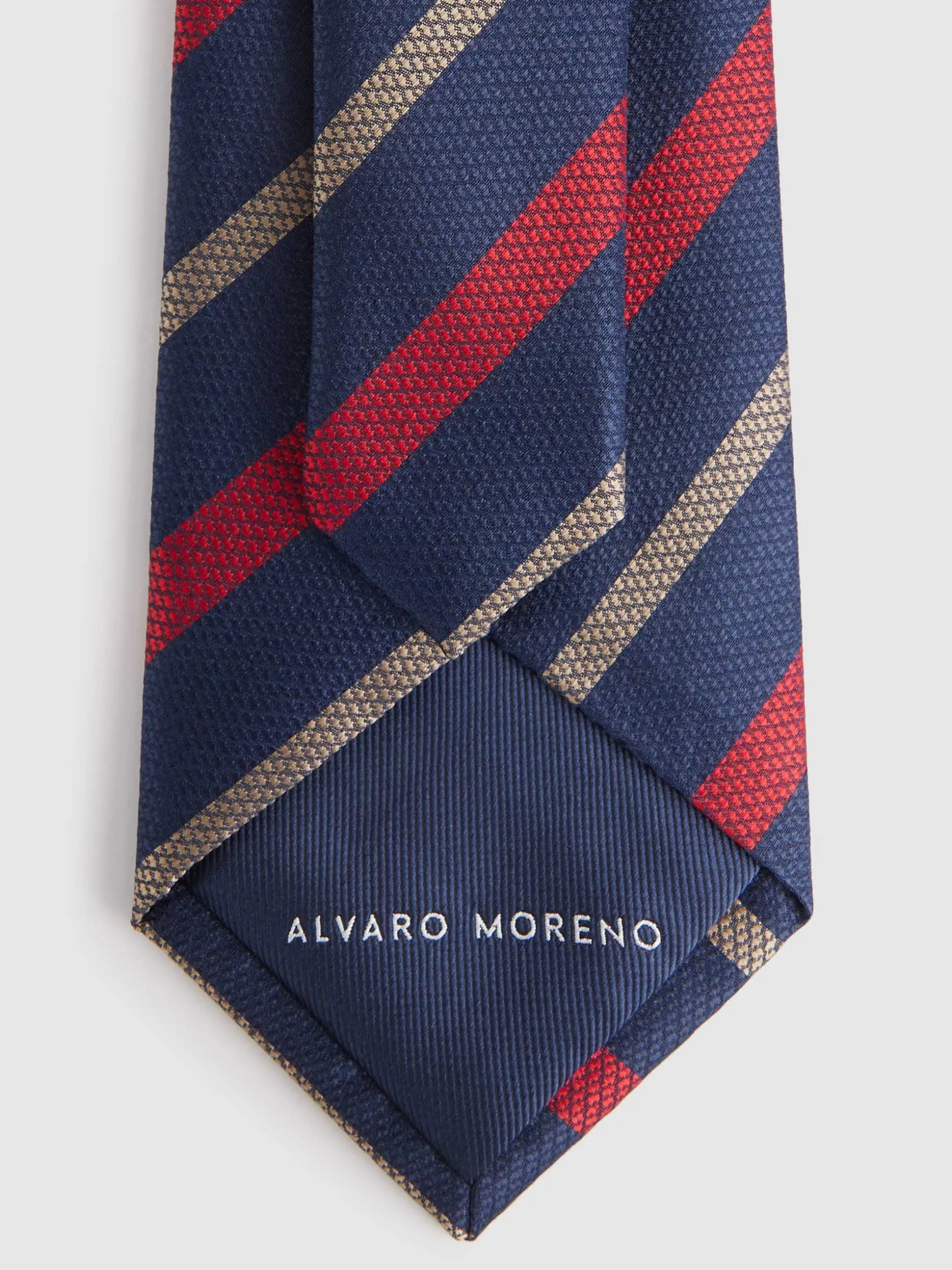 CORBATA JACQUARD MF AZUL MARINO