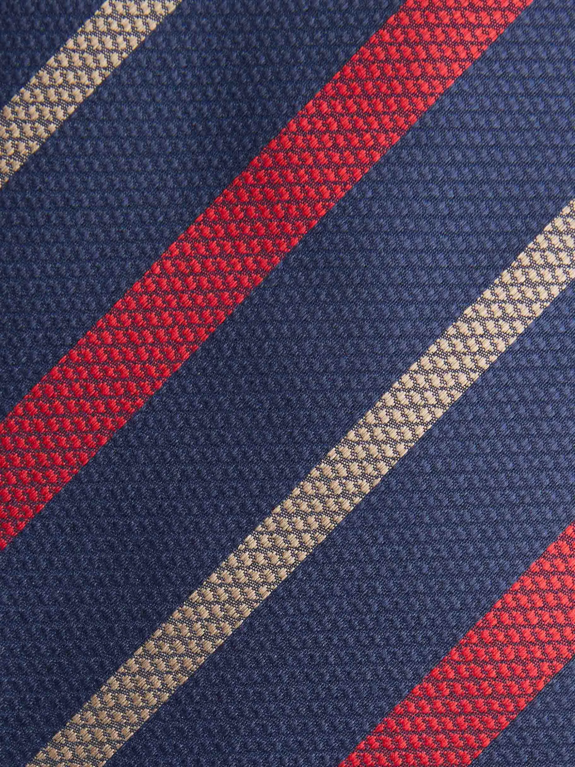 CORBATA JACQUARD MF AZUL MARINO