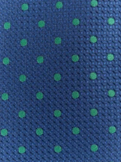CORBATA JACQUARD MF AZUL MARINO