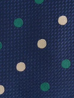 CORBATA JACQUARD MF AZUL MARINO