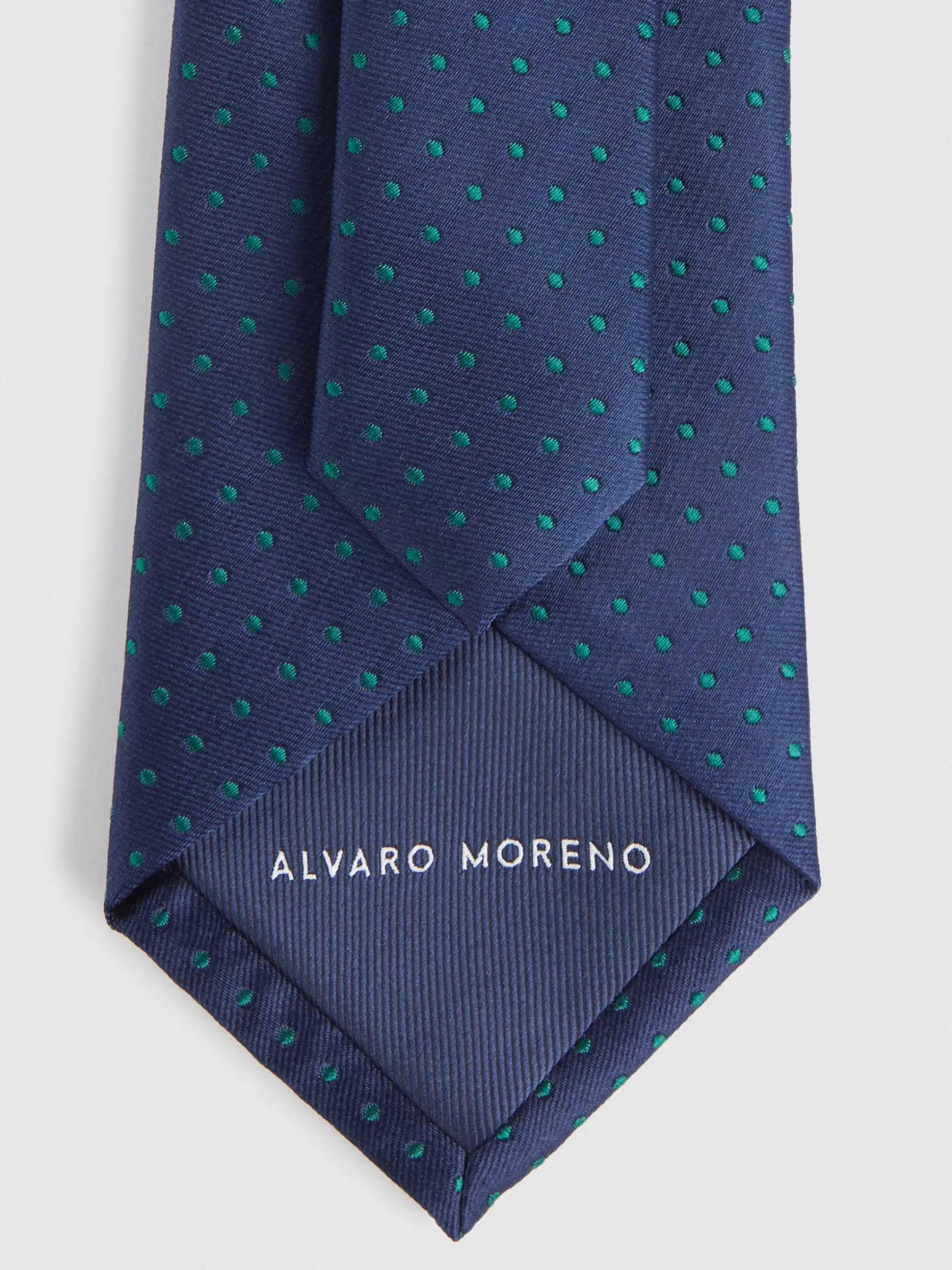 CORBATA JACQUARD MF AZUL MARINO