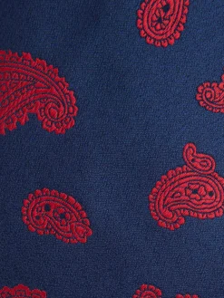 CORBATA JACQUARD MF AZUL MARINO