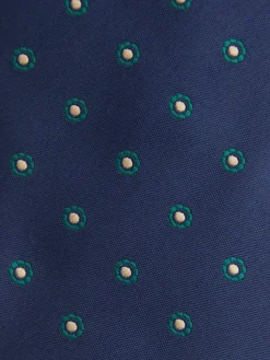 CORBATA JACQUARD MF AZUL MARINO