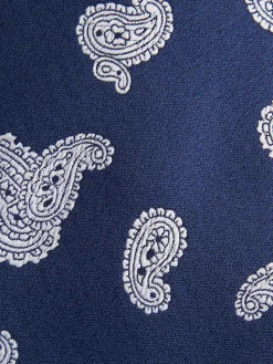 CORBATA JACQUARD MF AZUL MARINO