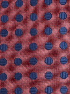 CORBATA JACQUARD MF AZUL MARINO