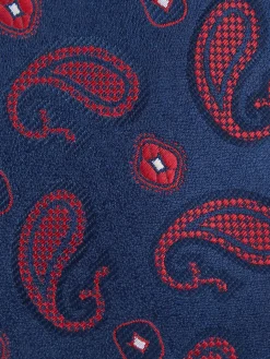 CORBATA JACQUARD MF AZUL MARINO