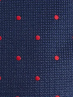 CORBATA JACQUARD MF AZUL MARINO