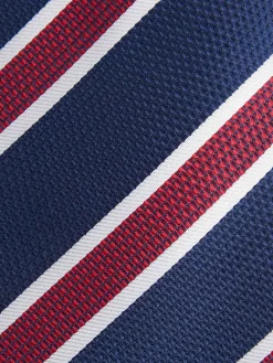 CORBATA JACQUARD MF AZUL MARINO