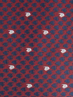 CORBATA JACQUARD MF BURDEOS