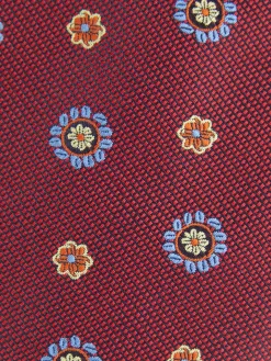CORBATA JACQUARD MF BURDEOS