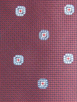 CORBATA JACQUARD MF BURDEOS