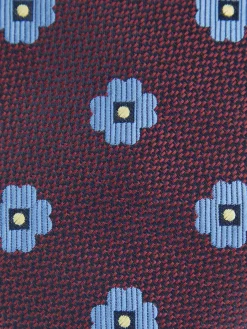 CORBATA JACQUARD MF BURDEOS