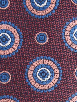 CORBATA JACQUARD MF BURDEOS