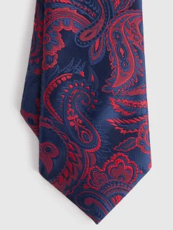 CORBATA JACQUARD MF BURDEOS