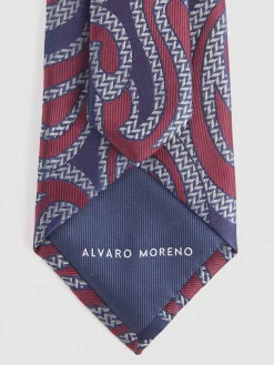 CORBATA JACQUARD MF BURDEOS