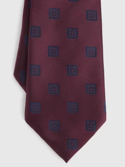 CORBATA JACQUARD MF BURDEOS