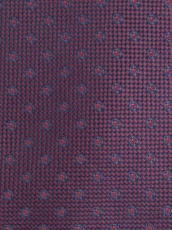 CORBATA JACQUARD MF BURDEOS