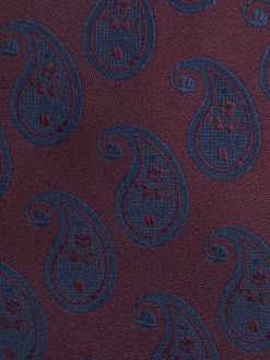 CORBATA JACQUARD MF BURDEOS