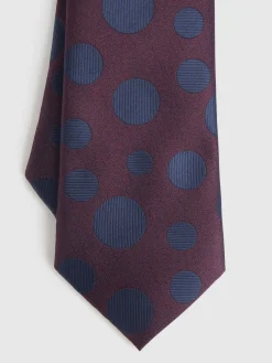 CORBATA JACQUARD MF BURDEOS