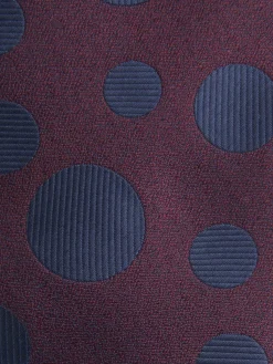 CORBATA JACQUARD MF BURDEOS