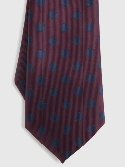 CORBATA JACQUARD MF BURDEOS