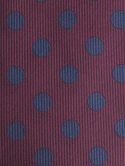 CORBATA JACQUARD MF BURDEOS