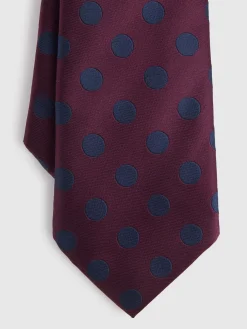 CORBATA JACQUARD MF BURDEOS