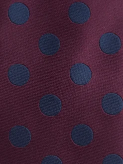 CORBATA JACQUARD MF BURDEOS