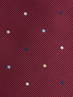 CORBATA JACQUARD MF BURDEOS