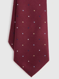 CORBATA JACQUARD MF BURDEOS