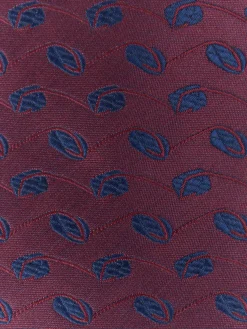 CORBATA JACQUARD MF BURDEOS