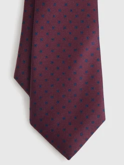 CORBATA JACQUARD MF BURDEOS