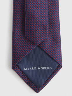 CORBATA JACQUARD MF BURDEOS