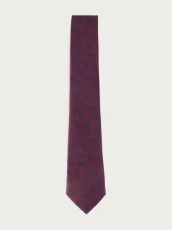 CORBATA JACQUARD MF BURDEOS