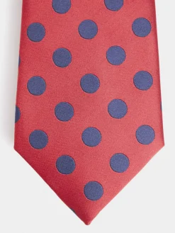 CORBATA JACQUARD MF ROJO