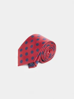 CORBATA JACQUARD MF ROJO