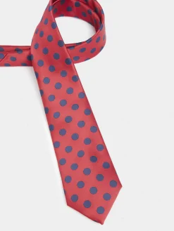 CORBATA JACQUARD MF ROJO