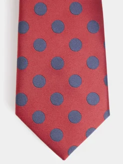CORBATA JACQUARD MF ROJO