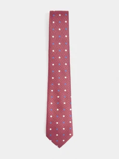 CORBATA JACQUARD MF ROJO