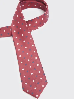 CORBATA JACQUARD MF ROJO