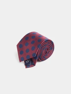 CORBATA JACQUARD MF ROJO