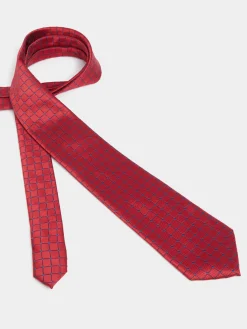 CORBATA JACQUARD MF ROJO