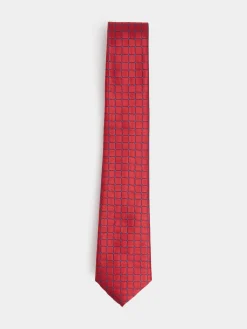 CORBATA JACQUARD MF ROJO